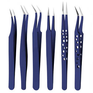 Vetus แหนบถอนขนตาเพิ่มวอลลุ่มแหนบขนตาสแตนเลสพร้อมปลายแหลมสำหรับการต่อขนตาที่สะดวกสบาย - Product Image 6