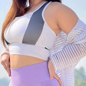 Servicio OEM 100% fibra de bambú transpirable Color sólido mujeres Sujetador deportivo/nuevo diseño peso ligero Fitness desgaste mujeres Sujetador deportivo - Product Image 6