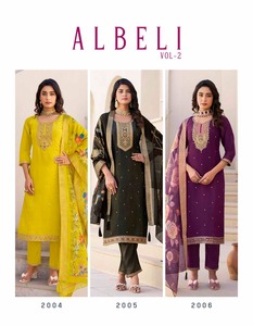 New Arrival <b>Women</b> Heavy Schimmer <b>Kurta</b> Pant Dupatta Set Latest Girls Kurti Design 2025 Pakistani Salwar Kameez 3 Piece Sets - Product Image 2