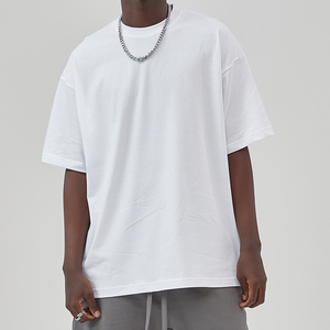 เสื้อยืดผ้าฝ้าย100% ธรรมดาขนาดใหญ่กว่าปกติเสื้อยืด unisex - Product Image 1