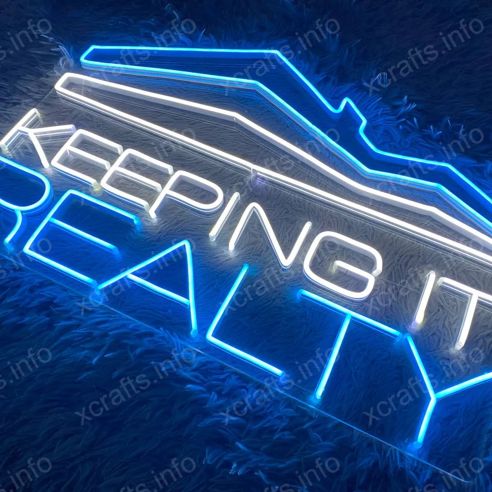 Realty Custom LED Neon Sign: Flex Neon Decor for Real Estate Offices, Ideal LED Neon Sign for Home & Property Business