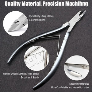 A precio razonable cortaúñas barato sostenible buena calidad hacer propio producto único acero cutícula clavo Nipper belleza concepto - Product Image 4