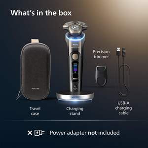 Afeitadora Eléctrica Húmeda/Seca con Cuchillas Triples Giratorias de 360°, Resistente al Agua IPX7, 5 Modos, Afeitado Rotatorio Inalámbrico, Lavable - Product Image 4