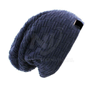 Vente en gros de bonnets jacquard en laine et coton 100% de qualité supérieure avec la dernière conception de bonnets personnalisés - Product Image 6