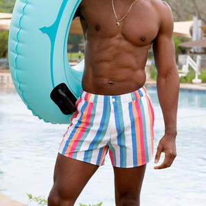 Shorts personnalisés avec impression de logo, séchage rapide, respirants, taille élastique, décontractés pour l'été, fabriqués au Pakistan - Product Image 4