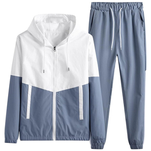 Ensemble de survêtement coupe-vent décontracté pour homme, veste de sport imperméable pour activités de plein air et entraînement, coupe-vent pour femme, vente en gros - Product Image 5