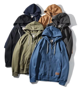 OEM ODM logo personnalisé broderie coton bouffée impression surdimensionné unisexe pull à capuche blank sweatshirts à capuche unis hommes grande taille - Product Image 2