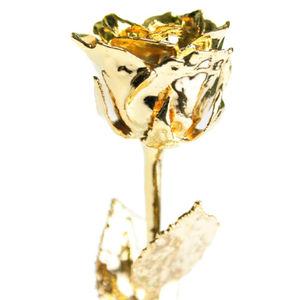 Élégant Décoratif 24K Or Rose Vintage Anniversaire Anniversaire Noël Métal Matériel Rose Prix de gros Qualifié Rose - Product Image 1