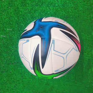 Balón de fútbol de tamaño profesional 5 superventas oficial de cuero PU de alta calidad en Stock balones de fútbol para partido - Product Image 3