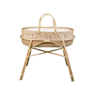 Soporte de mimbre para cuna Durable Nursery Kid Muebles de dormitorio Venta al por mayor Soportes de cuna de ratán Soporte para cuna - Product Image 1