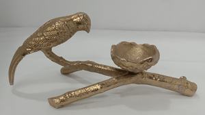 Hermoso soporte de media T-Lite, portavelas de Navidad, figura de Papá Noel de aluminio hecha a mano, ecológica para mesa interior/exterior - Product Image 4