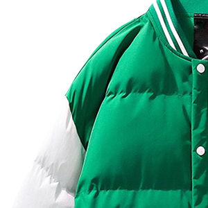 แจ็คเก็ตพัฟเฟอร์แบบวาร์ซิตี้สำหรับผู้ชาย ขายดี รับทำโลโก้ตามสั่ง แจ็คเก็ตพัฟเฟอร์แบบดีโคด ขายส่ง แจ็คเก็ตพัฟเฟอร์แบบสั่งทำพิเศษสำหรับผู้ชาย ใส่ในปี 2026 - Product Image 3