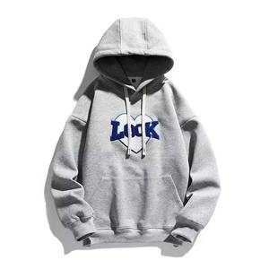 Sweat à capuche de gymnastique respirant brodé personnalisé en usine 100% coton pour la saison d'hiver Sweat à capuche imprimé - Product Image 1