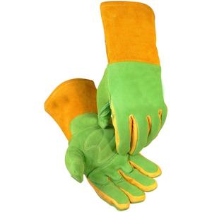Última llegada Guantes de soldadura de cuero de vaca Split Servicio OEM cómodo Nuevo diseño ligero al por mayor Guantes de soldadura - Product Image 1