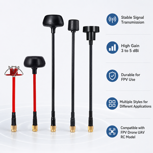 Antena de Video FPV Omnidireccional de Alta Ganancia de 5.8G, Antena Interna Duradera para Drones de Carreras RC y Quadcopters - Product Image 3