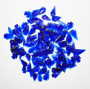 Obsidienne violette 1-1,5 pouce, pointe de flèche, agate colorée faite à la main, fournisseur en gros de l'Inde, Amayra Crysatls Exports - Product Image 4