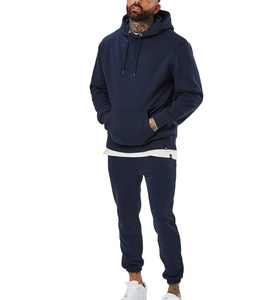 Nouvel ensemble sweat à capuche et jogging personnalisé en gros modèle solide survêtement personnalisé pour hommes matériau respirant - Product Image 1