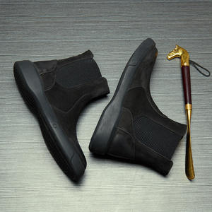Chaussures de ville en cuir de porc de haute qualité avec revêtement imperméable et semelle intérieure souple pour hommes - Product Image 1