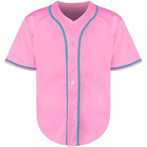Maillot de baseball par sublimation pour homme, chemise de softball imprimée à boutons, maillot d'entraînement de baseball pour homme - Product Image 5
