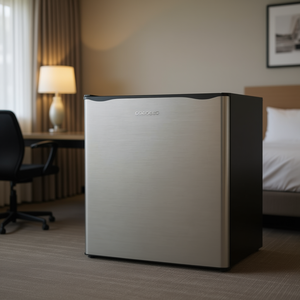 Minibar y Refrigerador Grandcooler 20000 SilentCompress Estático de Acero Inoxidable Clase E, Compacto de 48x45x48.7cm - Product Image 3