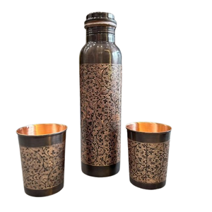 Top Trending Pure Copper Leak-Proof <b>Water</b> <b>Bottle</b> Handcrafted for Health Benefits and Perfect For Gifts Family and Friends - Product Image 6