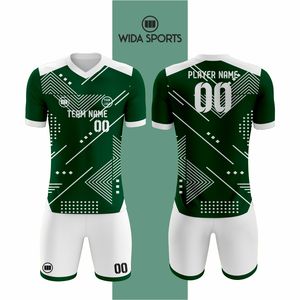 Uniformes de Fútbol de Tela 100% Poliéster para Entrenamiento Deportivo, Conjuntos de Uniformes de Fútbol Totalmente Sublimados para Adultos - Product Image 4