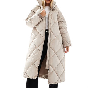 New Arrival Winter Fashion <b>Women</b> Padded <b>Jacket</b> Wholesale Rate Long Warm Quilted Puffer Coat Winter <b>Women</b> Long <b>Parka</b> <b>Jacket</b> 2026 - Product Image 1
