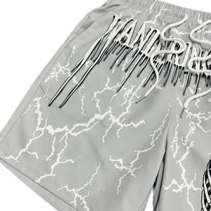 Shorts d'été uniques pour hommes 2026 en tissu Oxford, longueur genou, taille élastique, séchage rapide, respirants, style streetwear - Product Image 3