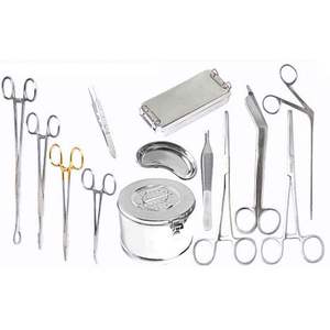 Ensemble d'instruments de chirurgie générale de haute qualité Outils chirurgicaux médicaux en acier inoxydable pour usage hospitalier et clinique - Product Image 1
