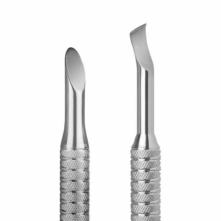 Professional Salon Grade Premium Stainless Steel Cuticle Pushers Custom Branding Nail Technician Tools Foot Callus Remover
