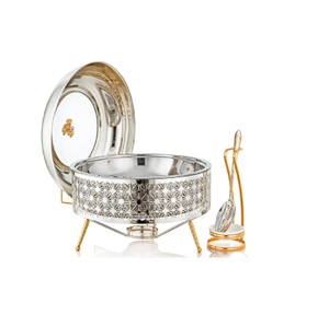 ชามอาหารร้อนเลี้ยงบุฟเฟ่ต์สุดหรูสำหรับปาร์ตี้ฉลองงานแต่งงานแบบโบราณตกแต่งบุฟเฟ่ต์อุ่นอาหารจานร้อน - Product Image 3