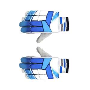 Gants de cricket en cuir de qualité supérieure de haute qualité sangle Velcro réglable conception ambidextre absorbant les chocs rembourré respirant pour - Product Image 4