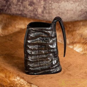 Elegante taza de cuerno de búfalo, el último diseño de animales en estilo náutico, superventas, artesanías naturales pulidas talladas a bajo precio - Product Image 3