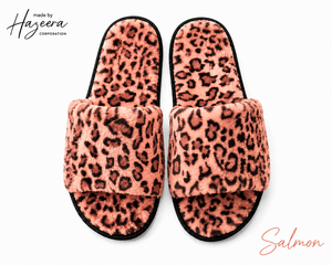 Pantuflas de Invierno Personalizadas de Piel Sintética, con Punta Abierta, Modernas, Suaves, Forradas, Cómodas, con Bordado - Product Image 1