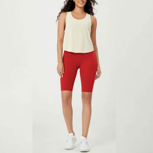 Pantalones cortos de Yoga de cintura alta al por mayor Control de barriga Peach Butt Lift Running Fitness Sports Short Women Tight Yoga Shorts - Product Image 5