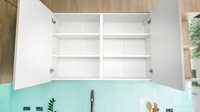 Fabriqué au Vietnam Aodeli 40 tasses de meubles de porte à charnière à superposition complète hydraulique solide cuisine chambre bureau escalier armoire armoire