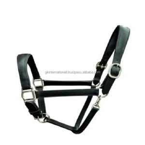 Licou en cuir véritable de la meilleure qualité pour chevaux Design et couleur personnalisés disponibles à un prix abordable auprès du fabricant indien - Product Image 1