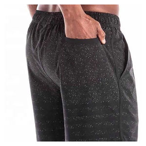 Venta al por mayor personalizado cómodo MMA pantalones cortos de cintura elástica de secado rápido transpirable peso ligero ropa de fitness patrón sólido Casual - Product Image 5