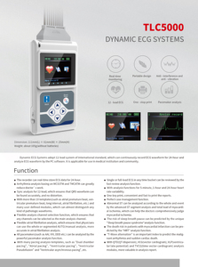 Moniteur <span class=keywords><strong>Holter</strong></span> ECG portable 24h à 12 dérivations Vet ZY-TLC5000 avec analyseur logiciel PC gratuit, réutilisable et écologique - Product Image 5