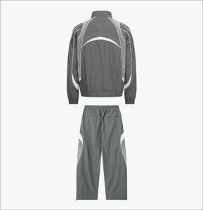 Conjunto personalizado de chándal cortavientos para hombre, conjunto de nailon, chaqueta deportiva y pantalones de chándal con cremallera, chándales cortavientos para hombre - Product Image 3