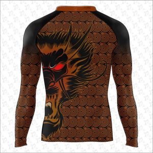 Transpirable personalizado Rash Guard Traje de baño Alta calidad Rash Guard para hombre Diseño personalizado Su propio Rash Guard con logotipo personalizado. - Product Image 6
