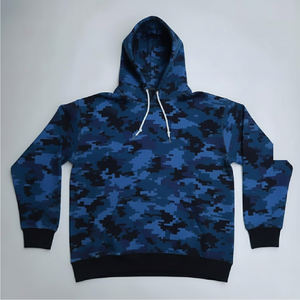 Sweat-shirt à capuche uni et chaud pour temps froid - Product Image 1