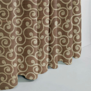 Elegant Jacquard Satin Fabric Window Drapes <b>Ready</b>-<b>Made</b> Poly Cotton Slub Woven <b>Curtains</b> Grommets <b>Living</b> <b>Room</b> Hotel Use Warp - Product Image 4