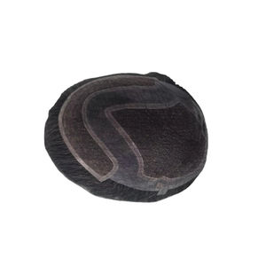 Peluca de Cabello Humano Virgen Remy Indio, Tupé con Ondas Naturales, Trama Única para Prótesis Capilares de Encaje - Product Image 2