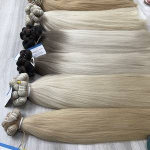 Producto caliente Genius Weft Extensiones de cabello liso, 100% Cabello vietnamita crudo Doble dibujado, cabello de color, con precio al por mayor - Product Image 4