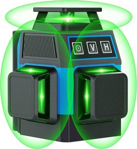 NOUVEAUTÉ TOP DES VENTES Auto-nivelant - Jkaocleverrs Niveau laser 12 lignes 3x 360° 150FT Laser croisé vert - Product Image 1