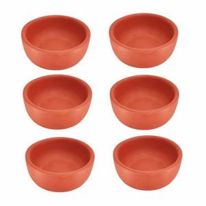 ชามดินเผาขนาดเล็กทำด้วยมือดีไซน์ใหม่เป็นมิตรกับสิ่งแวดล้อมสำหรับของหวานไอศกรีมและนมเปรี้ยวสำหรับเสิร์ฟเครื่องล้างจานปลอดสารพิษ - Product Image 1