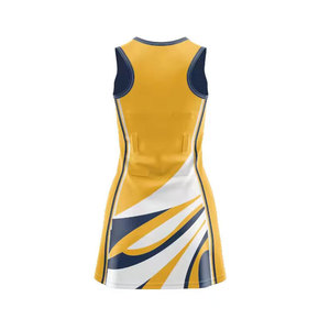 Uniforme de Netball Personalizado al por Mayor, Impreso, Profesional, de Alta Calidad, 100% Poliéster, Transpirable, Ligero, Servicio OEM, Económico - Product Image 2