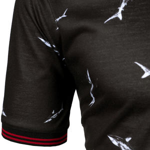 Polo de negocios de verano para hombre, camiseta bordada personalizada, tela de lona sólida, venta al por mayor, Polo promocional para hombre - Product Image 6