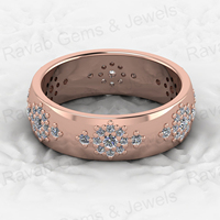 Bague fine en argent sterling 925 plaqué or, micro-pavé, motif flocon de neige, pour femme, idéale pour mariage ou soirée, best-seller